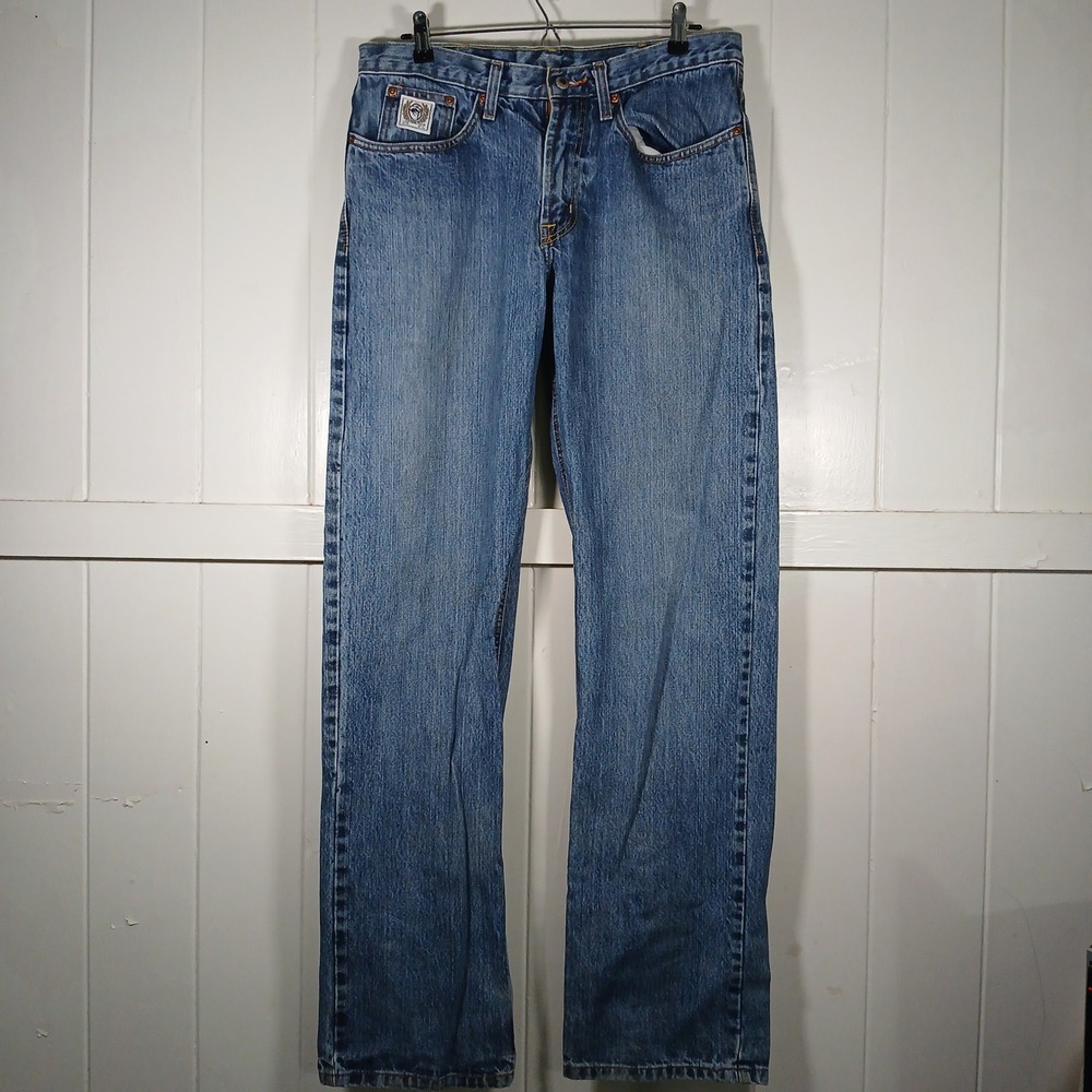 Cinch Green Label Jeans Mens 33x36 Tall Blue Relaxed Straight Leg Denim